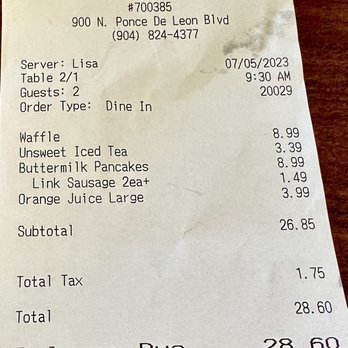 Village Inn Restaurant - Breakfast & Brunch Near Me - Saint Augustine, Florida Village Inn Restaurant - Breakfast & Brunch Near Me - Saint Augustine, Florida
