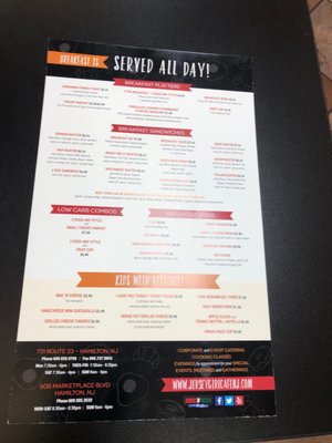 Menu photo 3 Jersey Girl Cafe Hamilton, NJ
