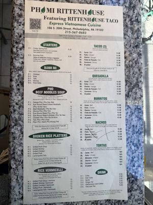 Menu photo 2 Pho Mi Rittenhouse Philadelphia, PA Menu photo 2 Pho Mi Rittenhouse Philadelphia, PA