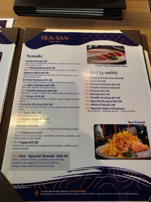 Menu photo 3 Sea-San Sushi Bar Orlando, FL Menu photo 3 Sea-San Sushi Bar Orlando, FL