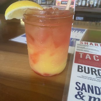 Sunshine Grill - Rum punch (not on menu). Go during happy hour - New American Near Me - Grand Cayman, Virgin Islands Sunshine Grill - Rum punch (not on menu). Go during happy hour - New American Near Me - Grand Cayman, Virgin Islands
