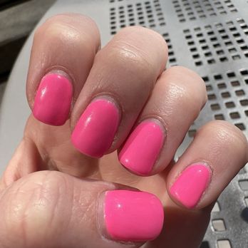 Moon Nails - dip manicure after two weeks! - Nail Salons Near Me - Encinitas, California