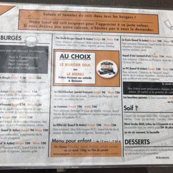 Wiki Burger - Menu