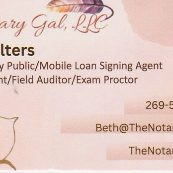The Notary Gal - Business Card - Notaries Near Me The Notary Gal - Business Card - Notaries Near Me
