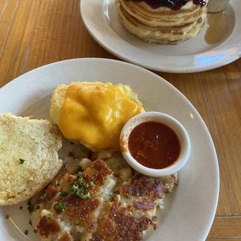 Clinton St. Baking - Buttermilk biscuit sandwich and blueberry pancakes - Bakeries Near Me - New York, New York Clinton St. Baking - Buttermilk biscuit sandwich and blueberry pancakes - Bakeries Near Me - New York, New York
