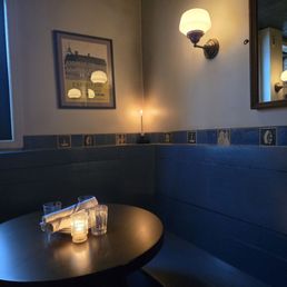Beautiful blue dining room Beautiful blue dining room