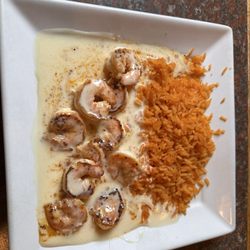 Don Valerio's - Shrimp and rice with a cheese sauce was excellent