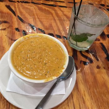 Cabo Fish Taco - Soup du jour: Carrot and coconut milk soup. No chips yet! - Mexican Near Me - Blacksburg, Virginia Cabo Fish Taco - Soup du jour: Carrot and coconut milk soup. No chips yet! - Mexican Near Me - Blacksburg, Virginia