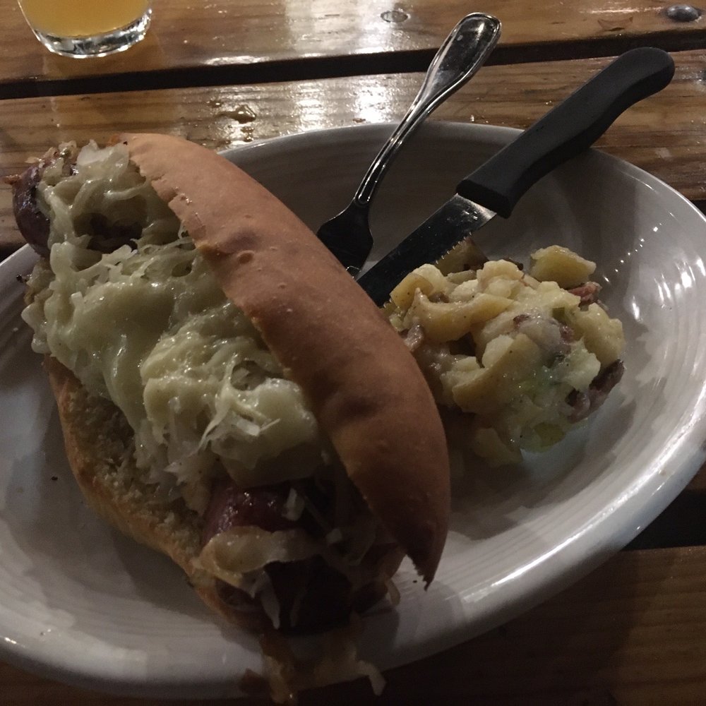 Festival Sausage Sandwich -- one of the specials. Festival Sausage Sandwich -- one of the specials.
