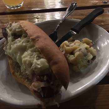 Block 15 Brewing - Festival Sausage Sandwich -- one of the specials. - New American Near Me - Corvallis, Oregon