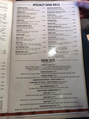 Menu photo 4 Naked Tchopstix Fort Wayne, IN