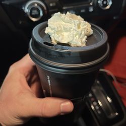 Gravity Coffee - Decaf peppermint mocha.