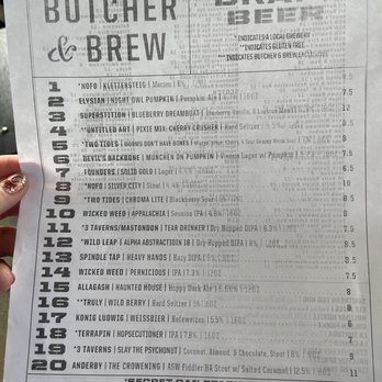 Butcher & Brew - Menu - American Near Me - Alpharetta, Georgia Butcher & Brew - Menu - American Near Me - Alpharetta, Georgia