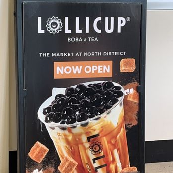 Lollicup Fresh - Riverside - a sign for the market at north district - Bubble Tea Near Me - Riverside, California