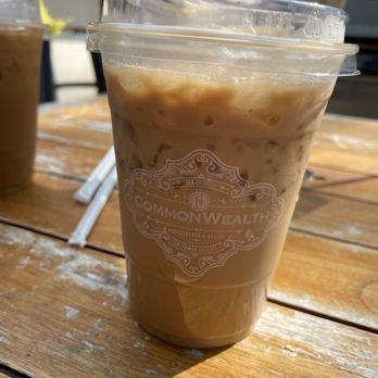 CommonWealth Coffeehouse & Bakery - Iced caramel latte - Coffee & Tea Near Me - San Antonio, Texas CommonWealth Coffeehouse & Bakery - Iced caramel latte - Coffee & Tea Near Me - San Antonio, Texas