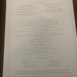 The Lily - Menu