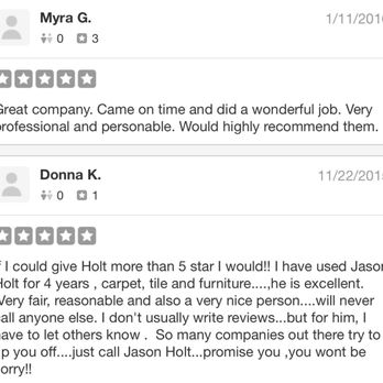 Holts carpet cleaning - How our customers feel about our services - Carpet Cleaning Near Me
