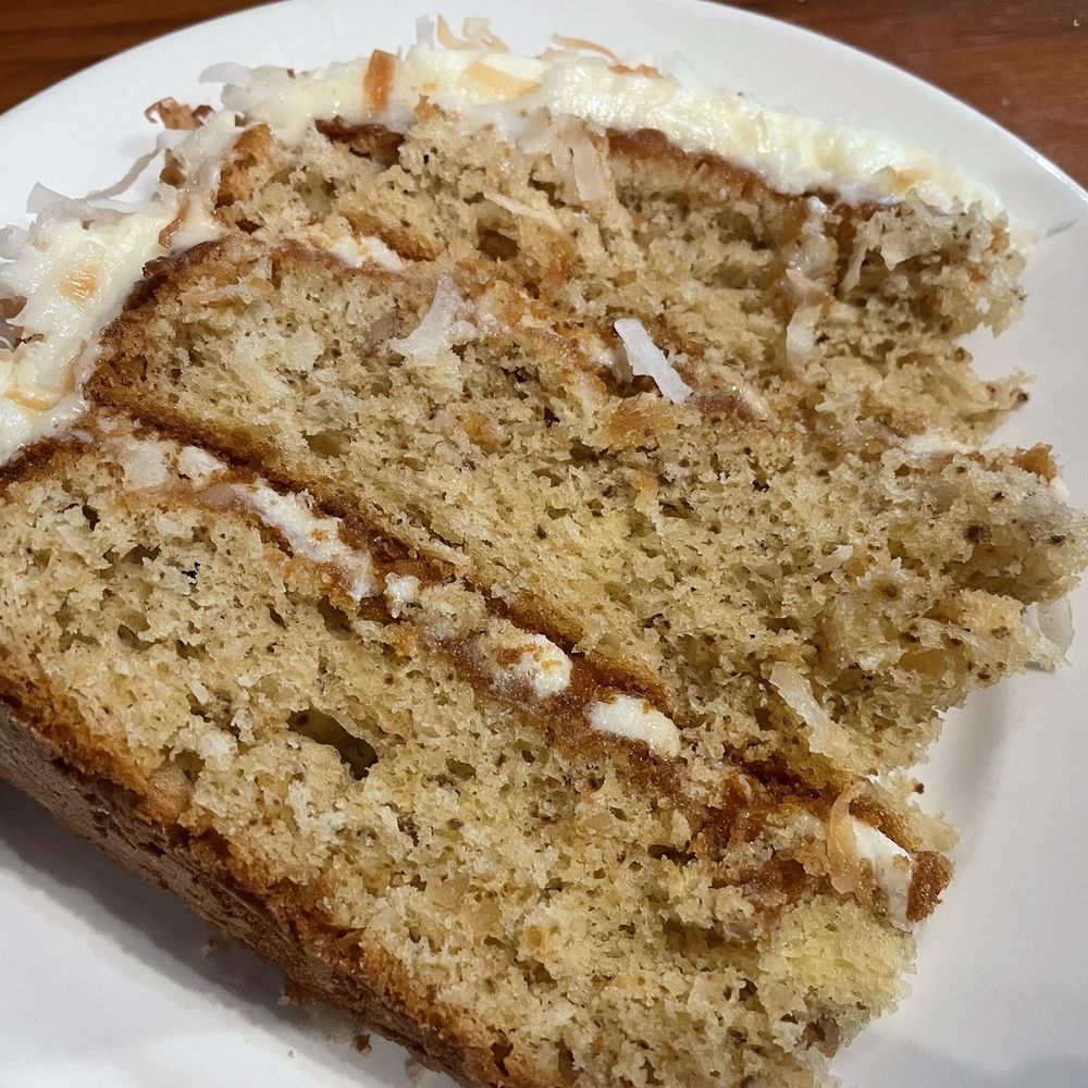 Cedar Creek Inn - Coconut Supreme Cake - New American Near Me - Brea, California Cedar Creek Inn - Coconut Supreme Cake - New American Near Me - Brea, California
