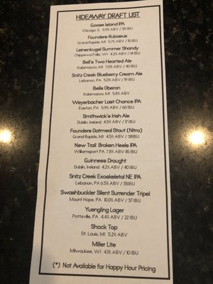 Menu photo 7 Mt. Gretna Hideaway Mount Gretna, PA Menu photo 7 Mt. Gretna Hideaway Mount Gretna, PA