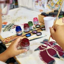 Peace Love Art Yoga - Our special Javanese Batik Making art workshop