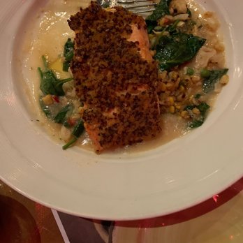 The Refuge - Quinoa Crusted Salmon - Latin American Near Me - Melville, New York