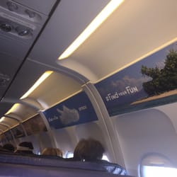 Spirit Airlines - Ads on the planes