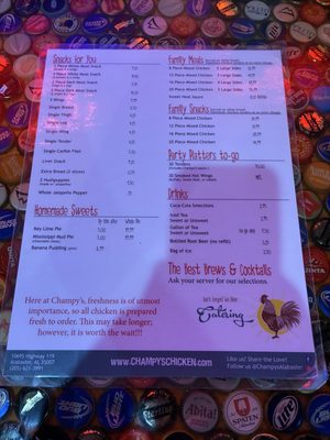 Menu photo 5 Champy's Famous Fried Chicken Alabaster, AL