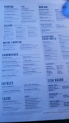 Menu photo 1 Rooney's Oceanfront Restaurant Long Branch, NJ