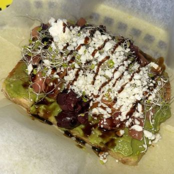 Breezeway Cafe - Greek avocado toast - Breakfast & Brunch Near Me - Pismo Beach, California