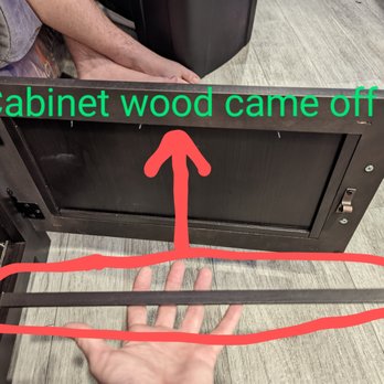 World Wide RV - wood coming off cabinets - RV Dealers Near Me - Mesa, Arizona