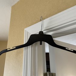 Holiday Inn Express & Suites San Jose-Morgan Hill - "One bedroom King Suite" hanger left in room from previous guest.