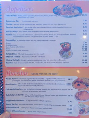 Menu photo 7 Patron Mexican Bar & Grill Thousand Oaks, CA