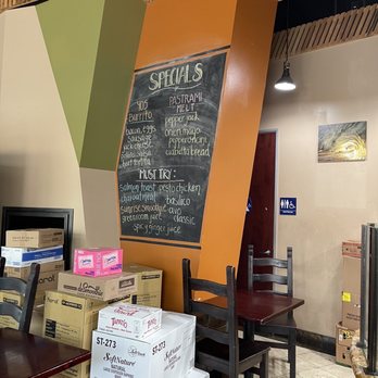Avocado Cafe Irvine - Small menu board inside - Breakfast & Brunch Near Me - Irvine, California