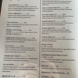 Le's Family Restaurant - Breakfast menu