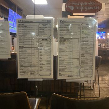 Zoku - menu - Sushi Bars Near Me - Tracy, California Zoku - menu - Sushi Bars Near Me - Tracy, California