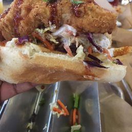 BirdDog on a cheap hotdog bun. NOT the brioche bun as advertised