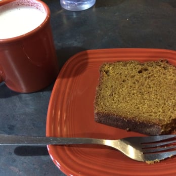 Rocking Horse Bakery - Ginger spice chai latte with pumpkin sweetbread. - Bakeries Near Me - Winthrop, Washington Rocking Horse Bakery - Ginger spice chai latte with pumpkin sweetbread. - Bakeries Near Me - Winthrop, Washington