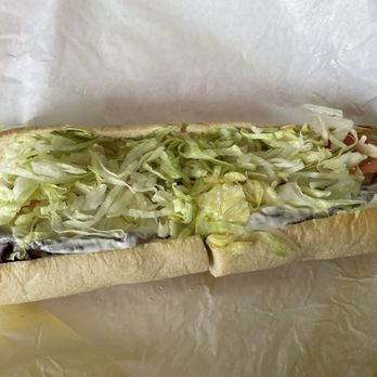 Tj's Submarines - Beef, bacon & cheese with all the produce. - Sandwiches Near Me - Artesia, California