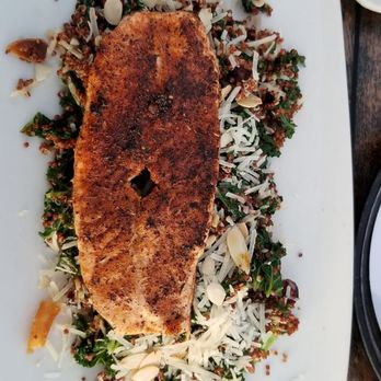 Belmont Brewing - Quinoa & kale salad with salamon - Breweries Near Me - Long Beach, California Belmont Brewing - Quinoa & kale salad with salamon - Breweries Near Me - Long Beach, California