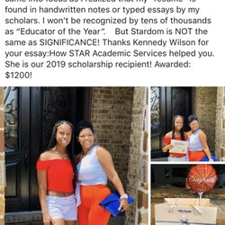STAR Academic Services - 2019 Scholarship Recipient!