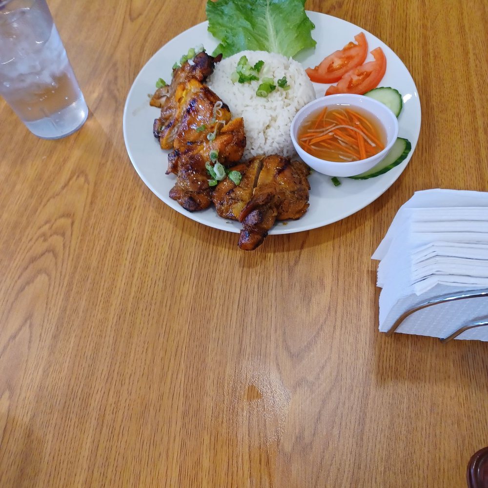 Mama's Pho House - The Chicken Plate with a side of fish sauce - Coffee & Tea Near Me - Malta, New York