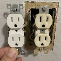 Outlet and switch replacement upgrade.
