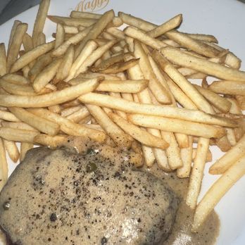 Chez Maggy - Tenderloin Filet with a side of frites - French Near Me - Denver, Colorado
