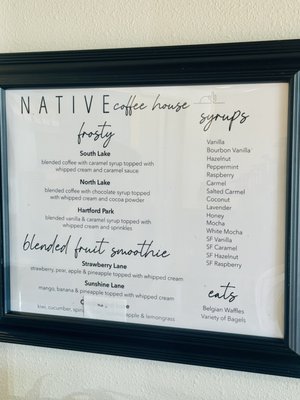 Menu photo 1 Native Coffee House Helendale, CA Menu photo 1 Native Coffee House Helendale, CA