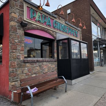 Papa Giuseppe’s - a bench in front of a restaurant - Italian Near Me - Mississauga, Ontario Papa Giuseppe’s - a bench in front of a restaurant - Italian Near Me - Mississauga, Ontario