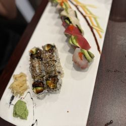 Oishi Asian Restaurant - Fancy Rainbow and eel avocado both was great