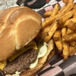Levee Commissary - Hamburger and fries