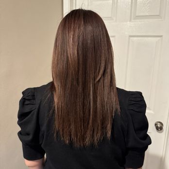 Beauty Link Salon - My hair. I got the Japanese straight perm and hair cut. Love it! - Hair Salons Near Me - Rowland Heights, California