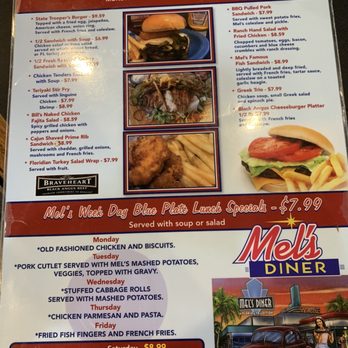 Mel's Diner - Menu - New American Near Me - Cape Coral, Florida Mel's Diner - Menu - New American Near Me - Cape Coral, Florida