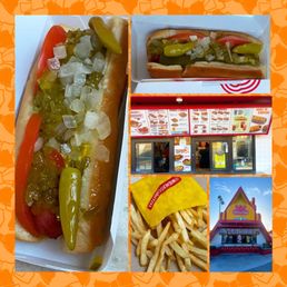 Montage of images from Wienerschnitzel Montage of images from Wienerschnitzel